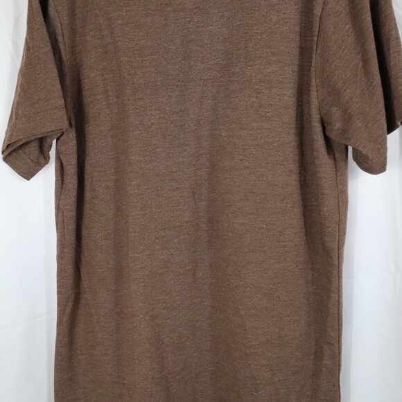 Gobble Till You Wobble Womens Small Brown V-Neck Thanksgiving Shirt - Picture 5 of 5